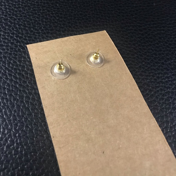 9mm Bullet Earrings W/ Swavorski Pink Crystal - Picture 3 of 4